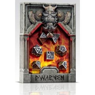 Metal Dwarven Dice Set