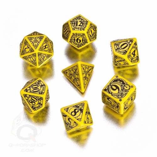 Steampunk Dice Set