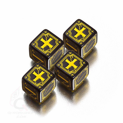 Antique Fudge RPG Dice Set (for FATE)