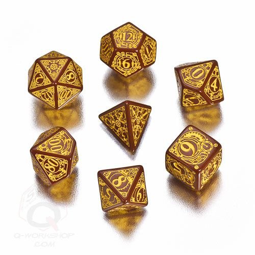 Steampunk Dice Set