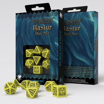 Hastur Dice Set for the Call of Cthulhu RPG (The Outer Gods)