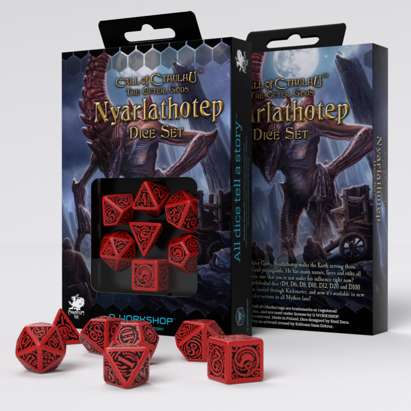 Call of Cthulhu Nyarlathotep Dice Set (Outer Gods)