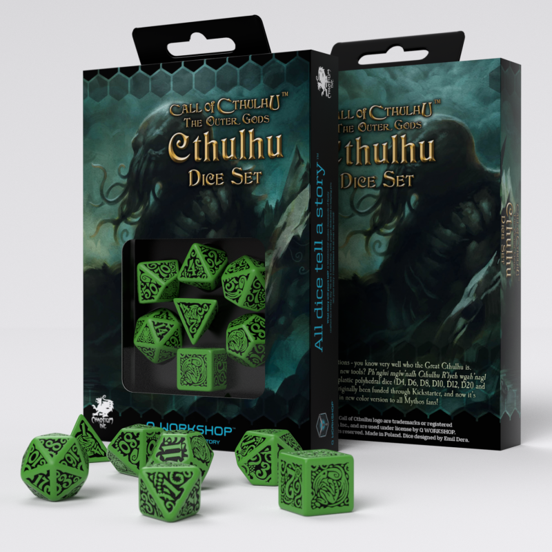 call of cthulhu outer gods dice set box