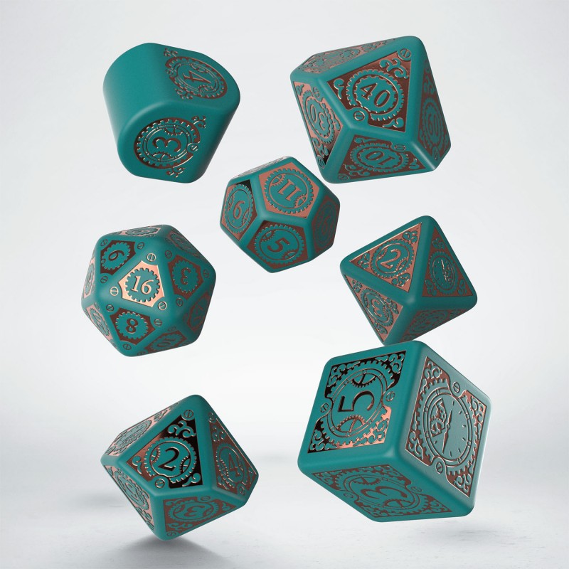 Steampunk Clockwork Dice Set